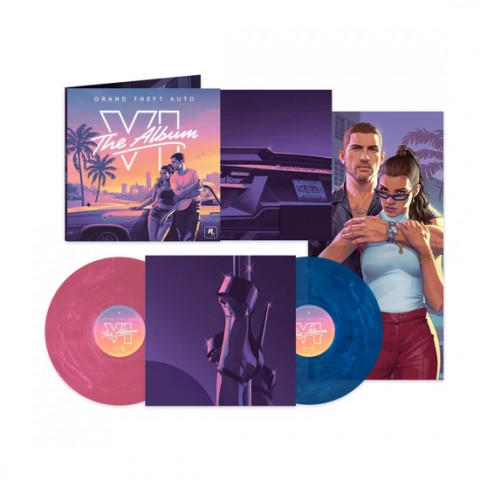 Grand Theft Auto VI: The Album (Pink & White / Blue & White Vinyl)