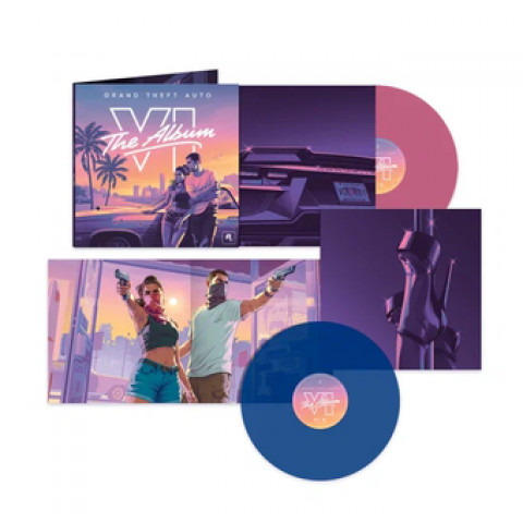 Grand Theft Auto VI: The Album (Clear Pink / Clear Blue Vinyl)